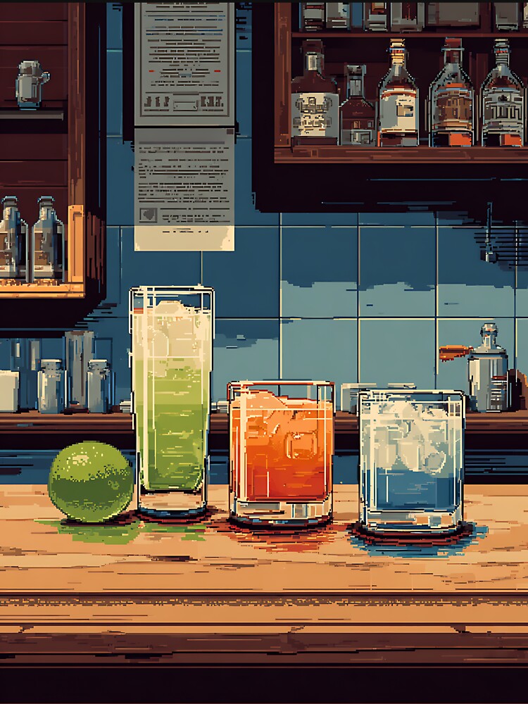 Retro Pixel Art Drink by bapupa T-Shirts, Hoodie, Sweatshirt | BlankRebels.com (Image 3)