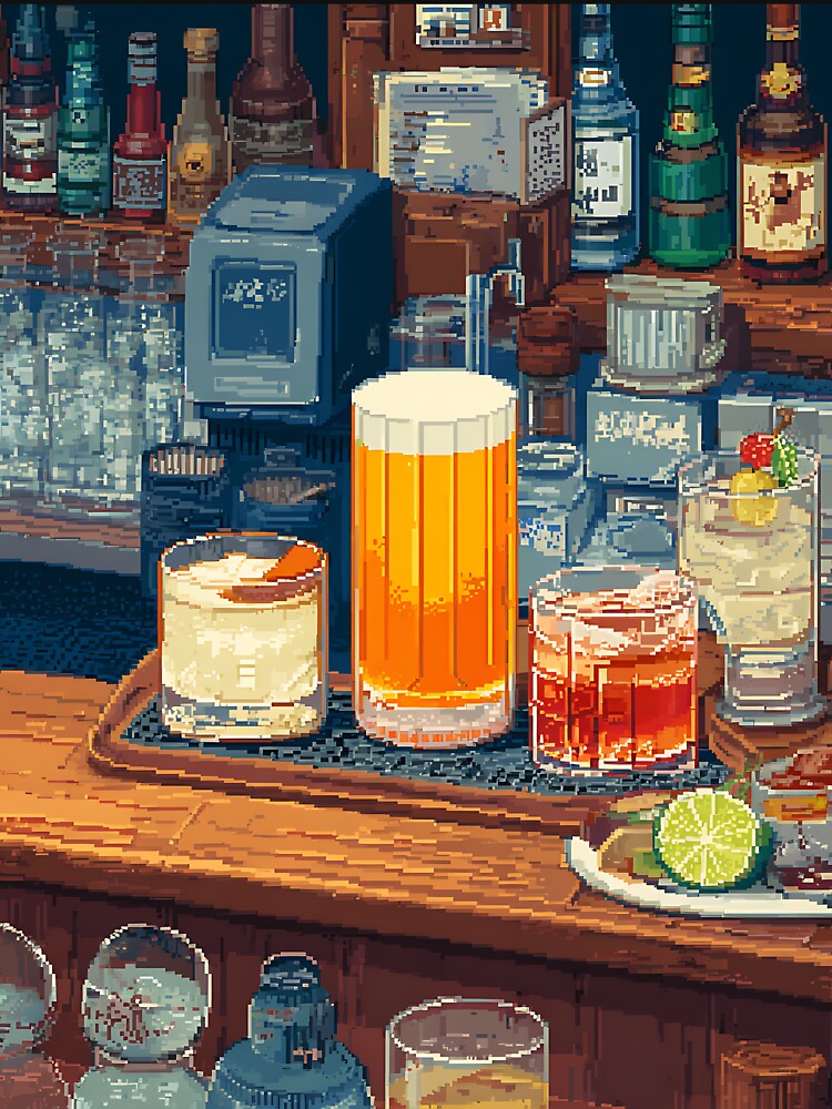 Minimal Pixel Art Drink by bapupa T-Shirts, Hoodie, Sweatshirt | BlankRebels.com (Image 3)