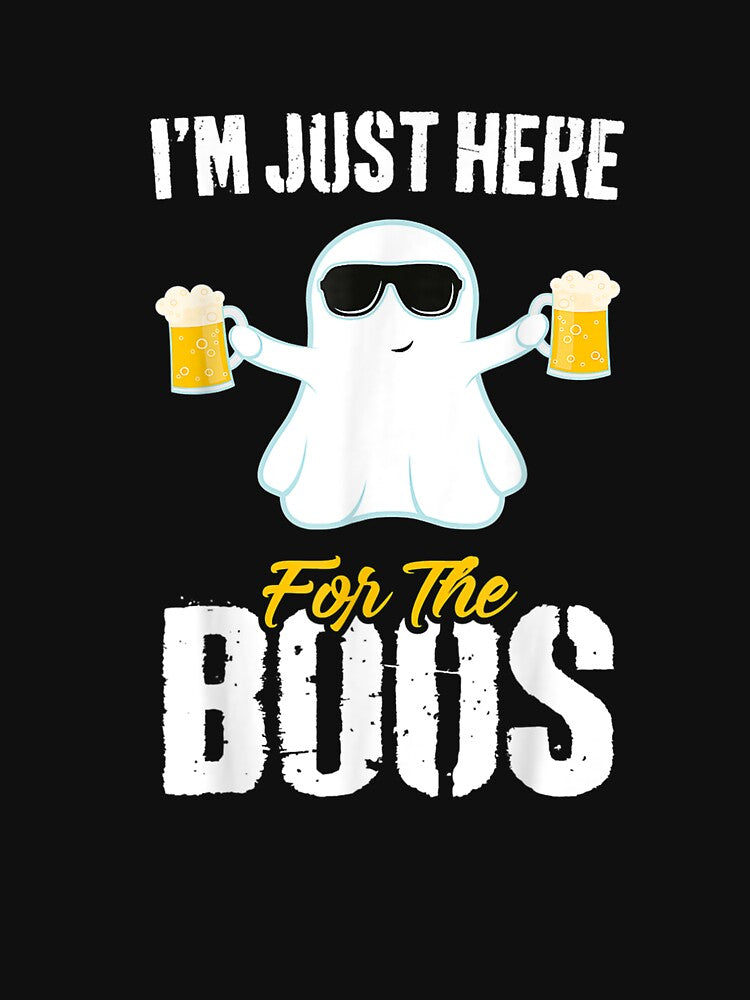 Funny Halloween I'm just here for the boos costume gift by Jonahjimenez T-Shirts, Hoodie, Sweatshirt (Image 3)
