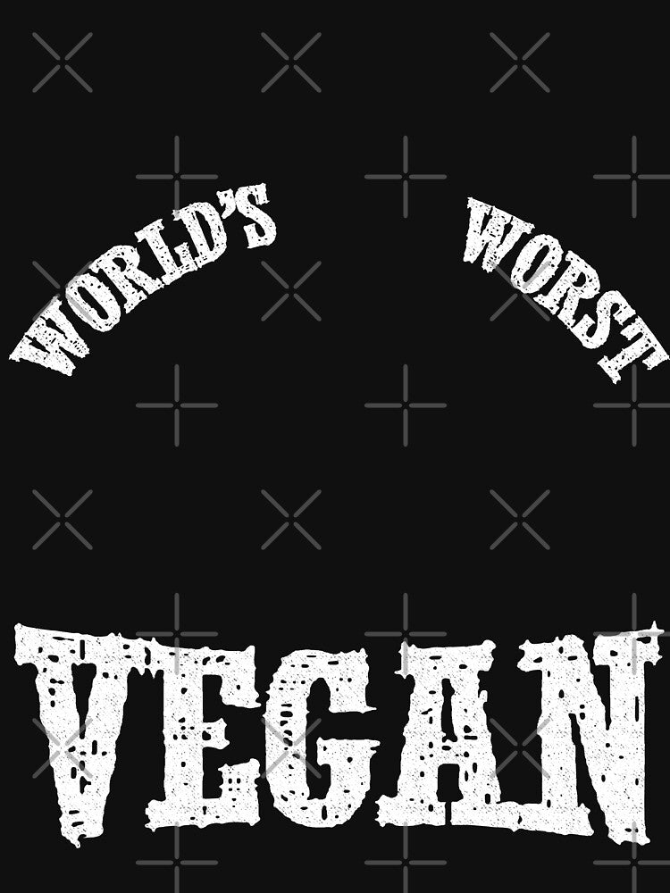 Word's Worst Vegan by Mill8ion T-Shirts, Hoodie, Sweatshirt | BlankRebels.com (Image 3)