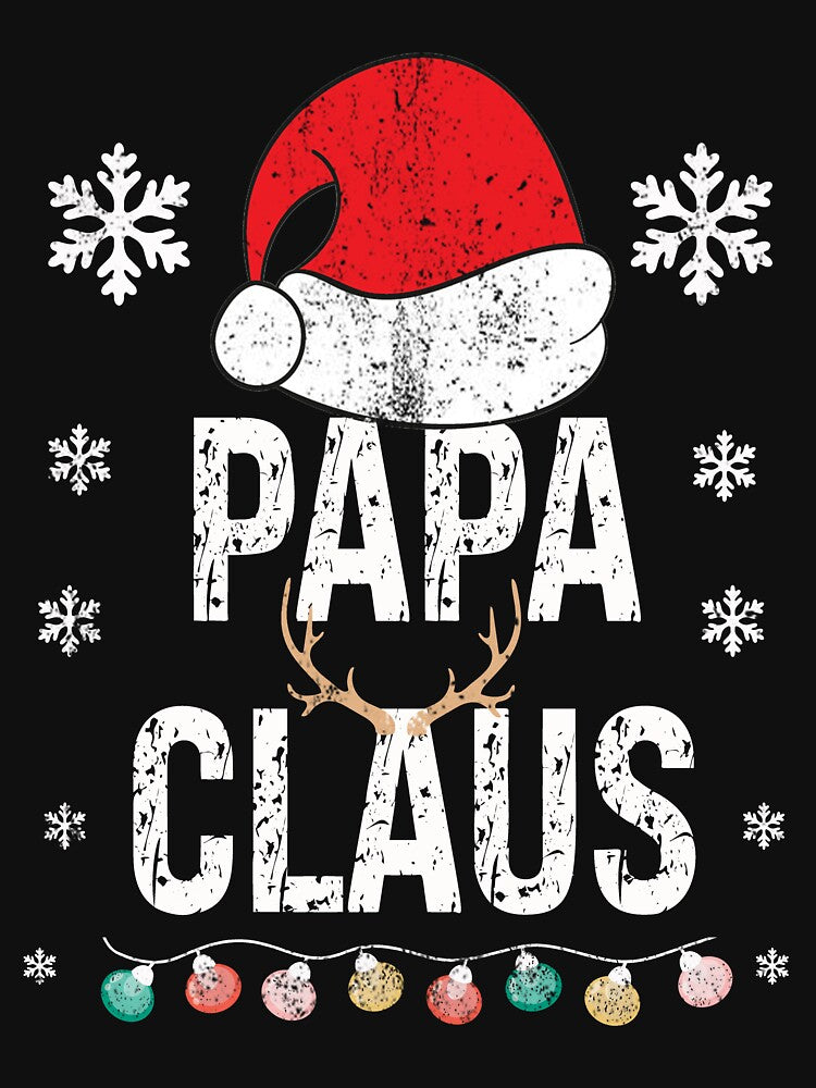 Papa Claus Family Matching Xmas Light Funny Christmas Pajama by ZANNIX T-Shirts, Hoodie, Sweatshirt (Image 3)