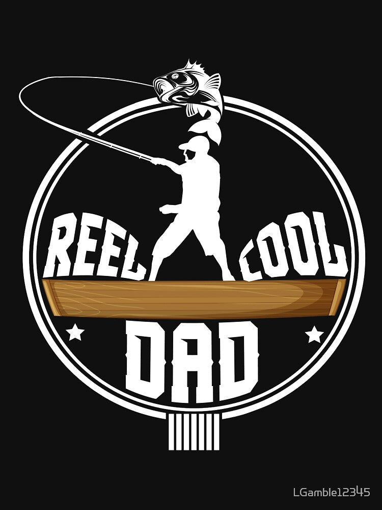 Cute Reel Cool Dad Fishing gift by LGamble12345 T-Shirts, Hoodie, Sweatshirt | BlankRebels.com (Image 3)