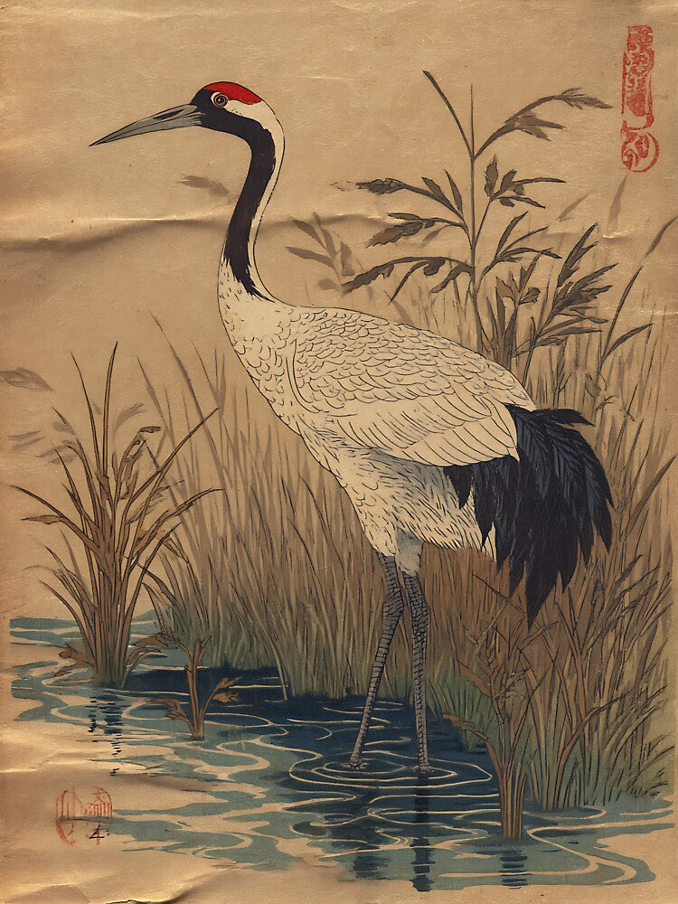 Serene Ukiyo-e Wildlife by bapupa T-Shirts, Hoodie, Sweatshirt | BlankRebels.com (Image 3)