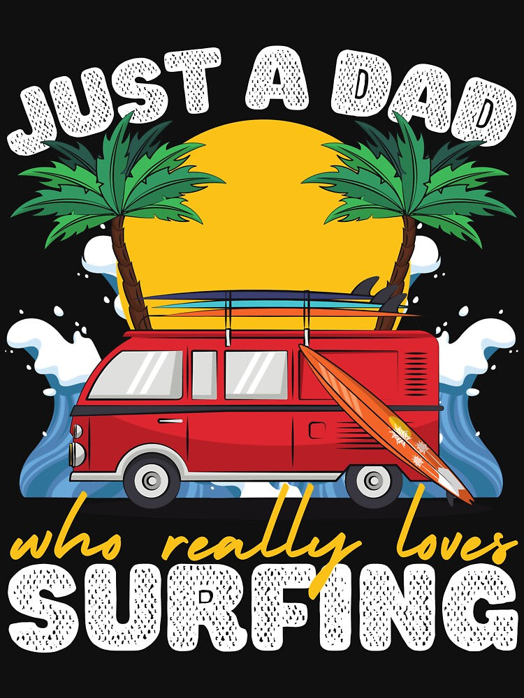 Just a Dad Who Loves Surfing by to-esu