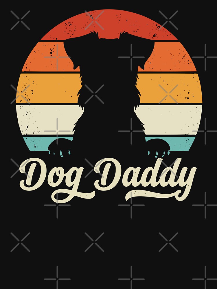 Vintage Dog Daddy Retro Sunset Silhouette by Imaginationbeyond T-Shirts, Hoodie, Sweatshirt | BlankRebels.com (Image 3)