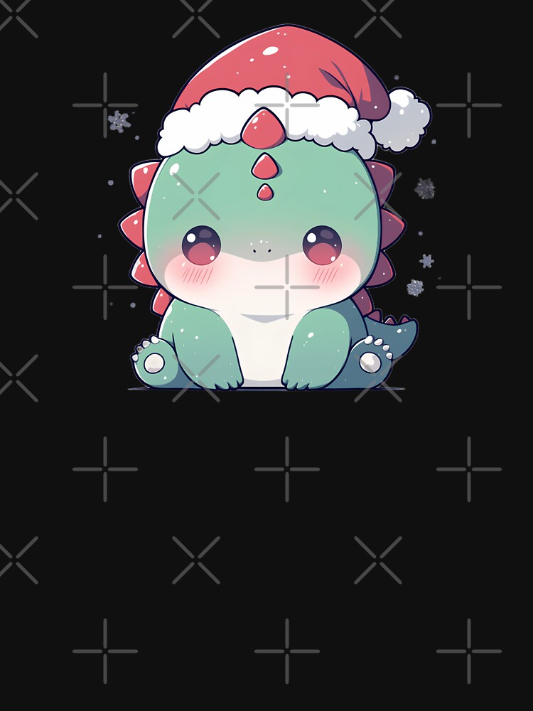Christmas Baby Dinosaur Kawaii by TheWildFlix T-Shirts, Hoodie, Sweatshirt | BlankRebels.com (Image 3)