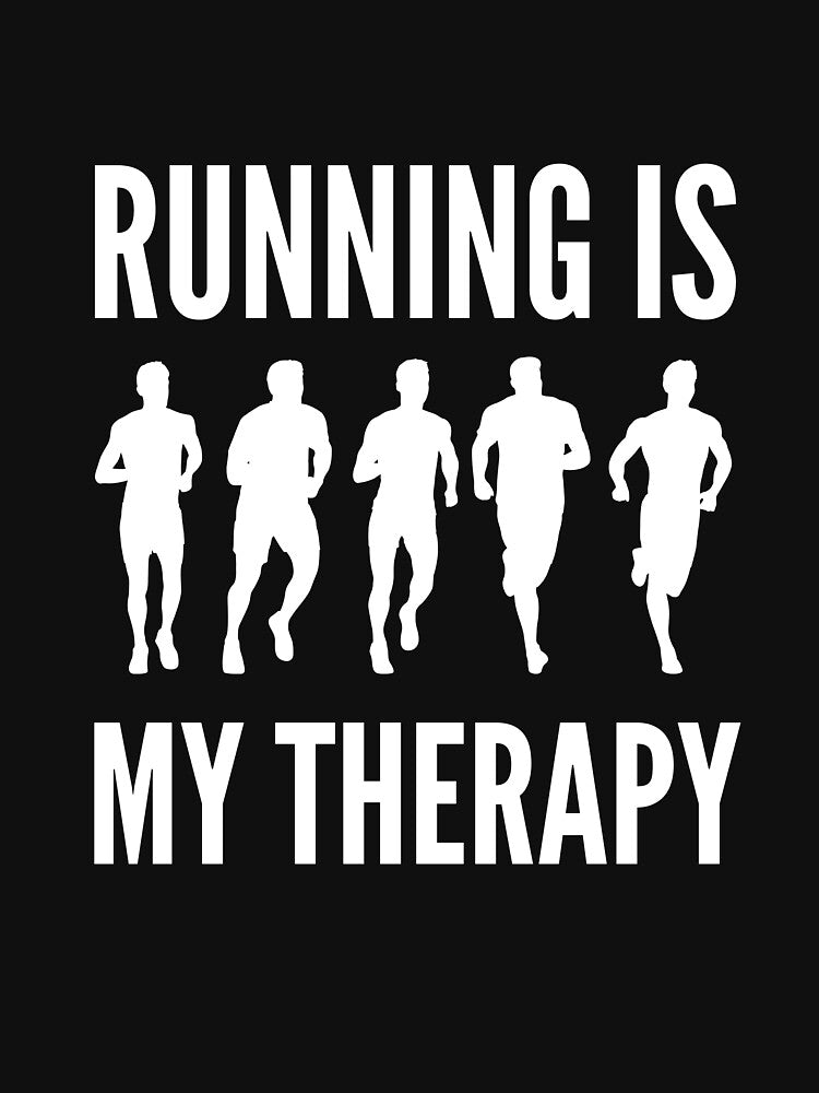 Running Is My Therapy by ladylalitafanta T-Shirts, Hoodie, Sweatshirt | BlankRebels.com (Image 3)