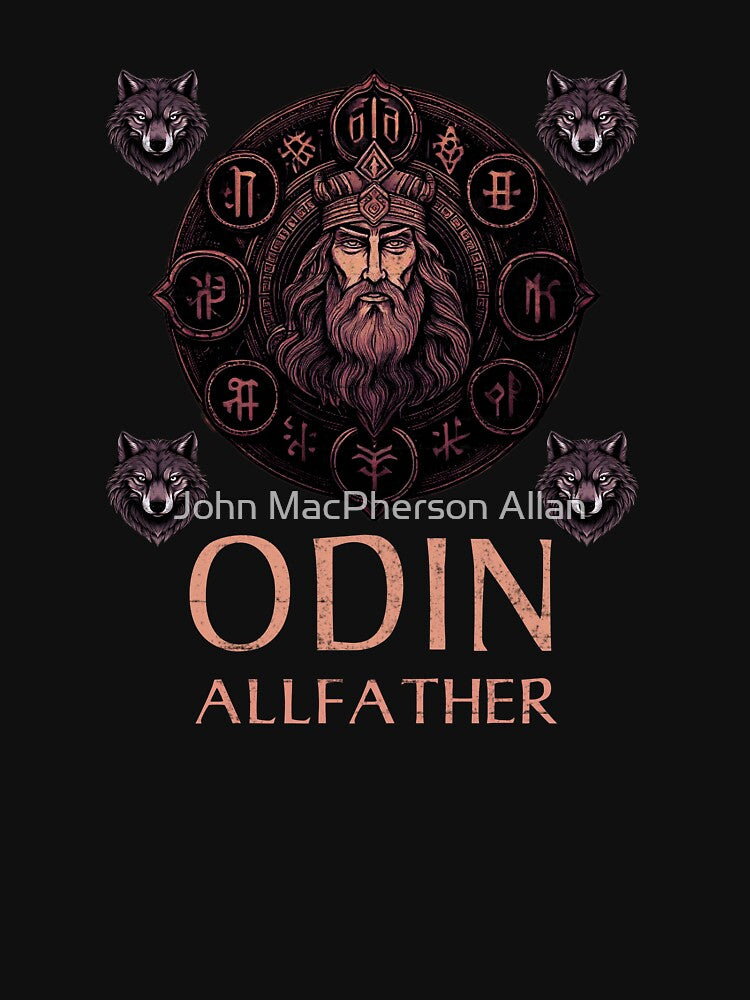 Odin- Allfather by John MacPherson Allan T-Shirts, Hoodie, Sweatshirt | BlankRebels.com (Image 3)