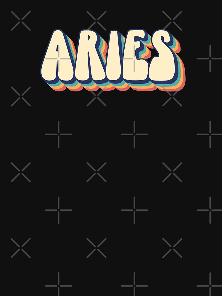 Aries Retro by MyStarSign T-Shirts, Hoodie, Sweatshirt | BlankRebels.com (Image 3)