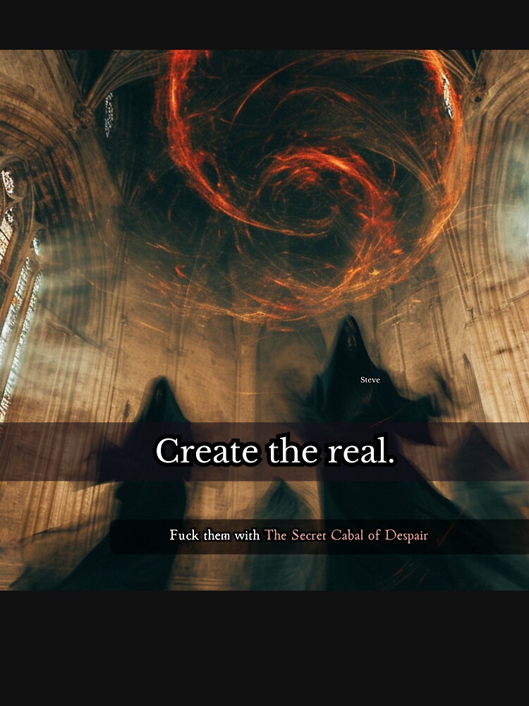 Occult Ritual Cathedral Surreal Dark Art by The Secret Cabal of Despair T-Shirts, Hoodie, Sweatshirt (Image 3)
