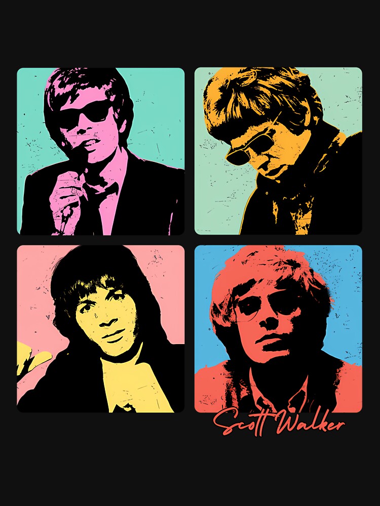 Scott Walker Pop Art Retro Music Icon T-Shirts, Hoodie, Sweatshirt