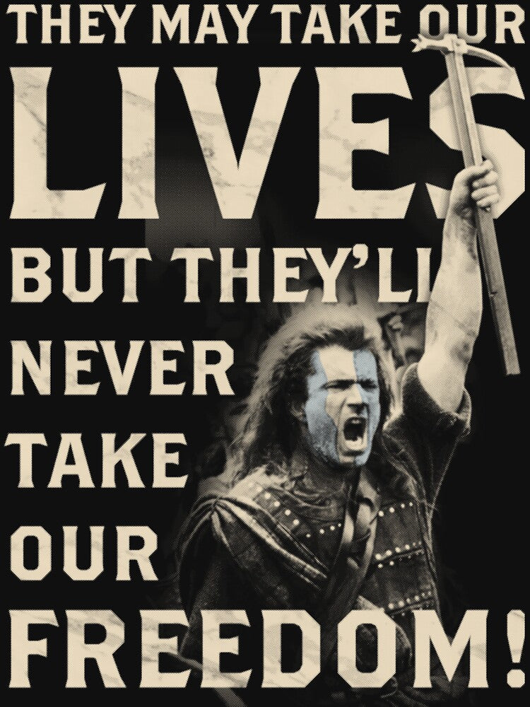 They May Take Our Lives, But They'll Never Take Our Freedom! by Aleksandar Kostjuk T-Shirts, Hoodie, Sweatshirt (Image 3)