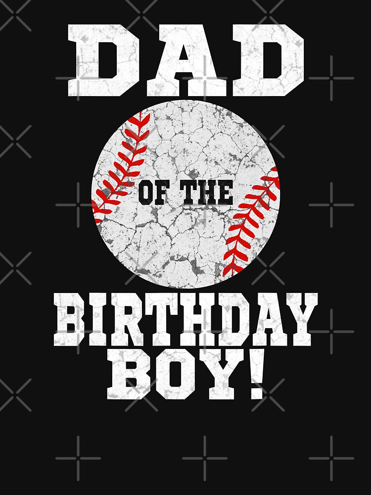 Dad Of The Birthday Boy Baseball Lover Vintage Retro by MichelSorour T-Shirts, Hoodie, Sweatshirt | BlankRebels.com (Image 3)