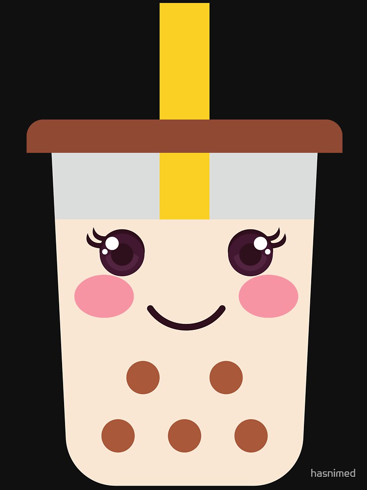 Cute Boba Milk Tea Kawaii Bubble Tea Lover by hasnimed T-Shirts, Hoodie, Sweatshirt | BlankRebels.com (Image 3)