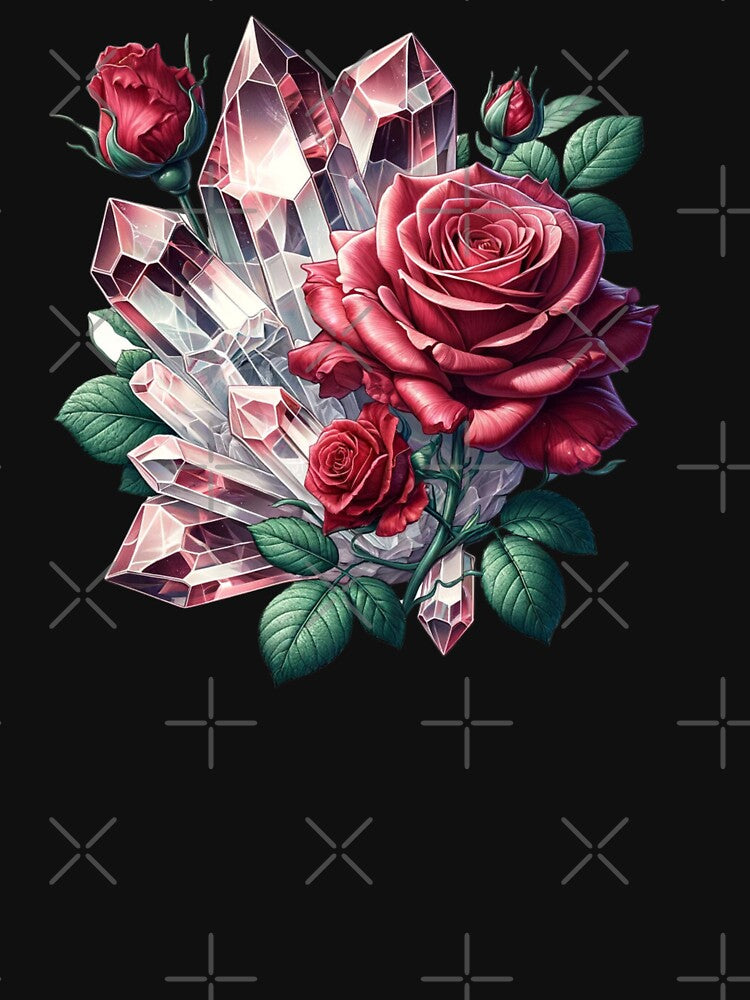 Quartz and roses by CoussaZau T-Shirts, Hoodie, Sweatshirt | BlankRebels.com (Image 3)