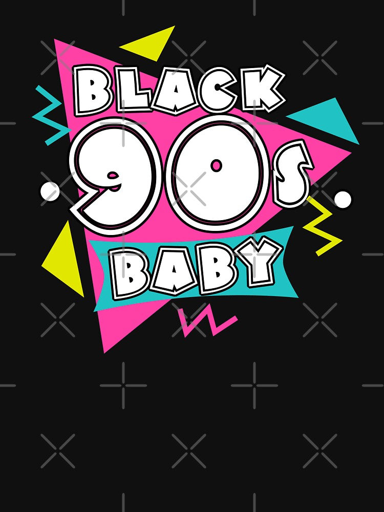 Black 90s Baby Retro Vintage Birthday by blackartmatters T-Shirts, Hoodie, Sweatshirt | BlankRebels.com (Image 3)