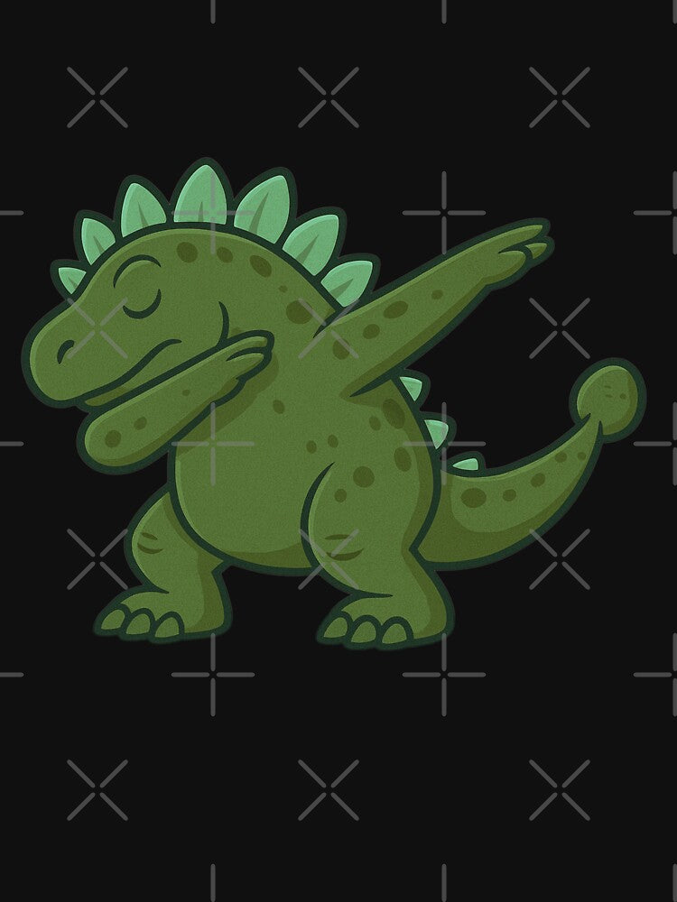 Dabbing Stegosaurus – Cute Green Dino by Ivy-Triggs T-Shirts, Hoodie, Sweatshirt | BlankRebels.com (Image 3)
