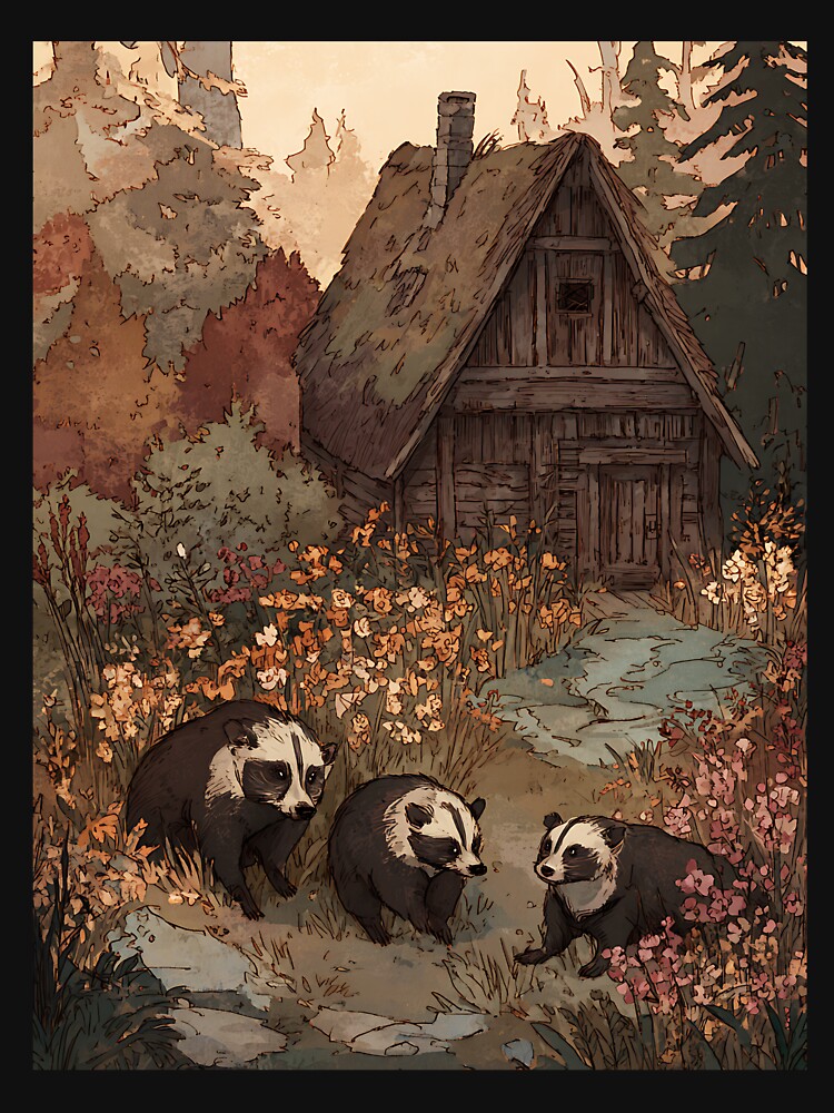 Whimsical Cottagecore Animal by bapupa T-Shirts, Hoodie, Sweatshirt | BlankRebels.com (Image 3)