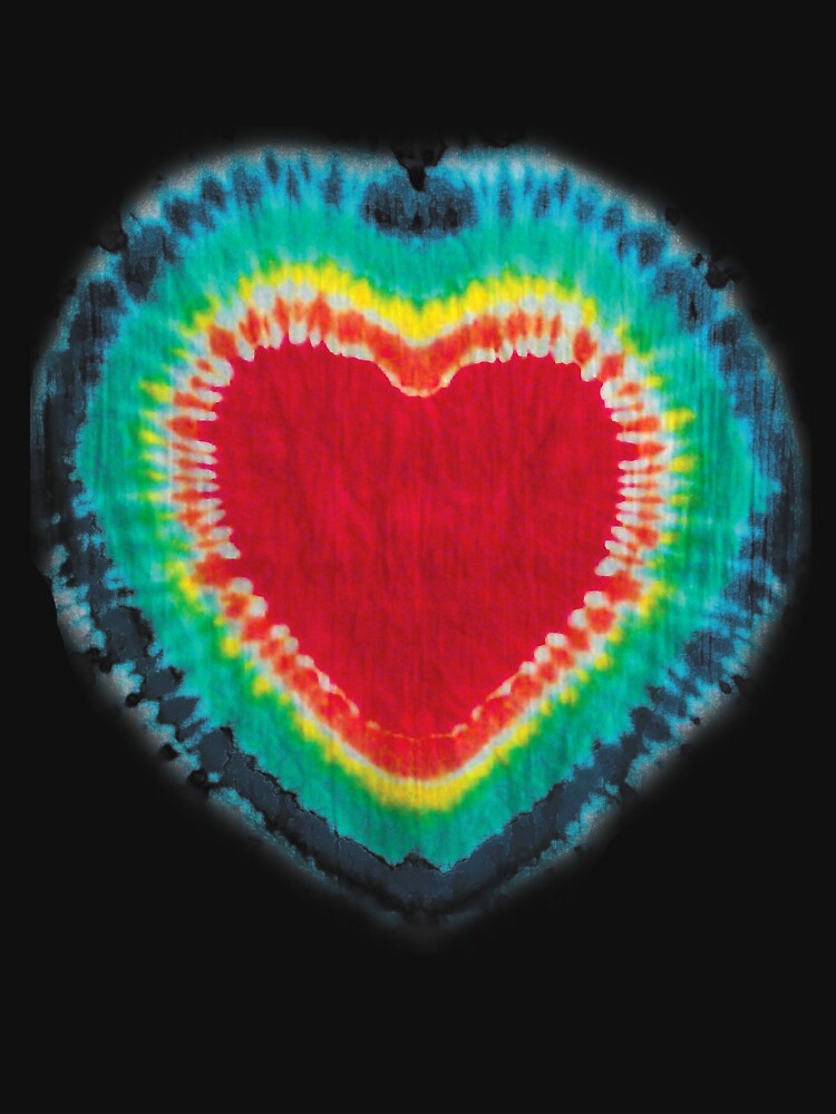 Tie Dye Colorful Heart Cute Rainbow Hippie Graphic by shannange T-Shirts, Hoodie, Sweatshirt | BlankRebels.com (Image 3)