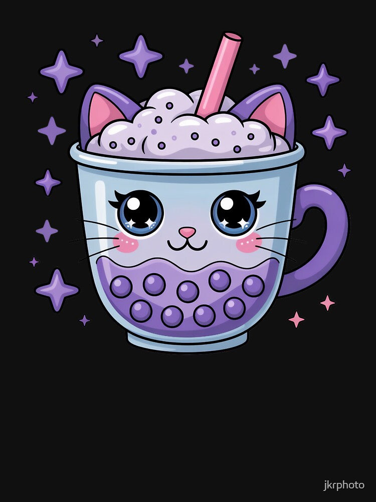 cat bubble tea by jkrphoto T-Shirts, Hoodie, Sweatshirt | BlankRebels.com (Image 3)