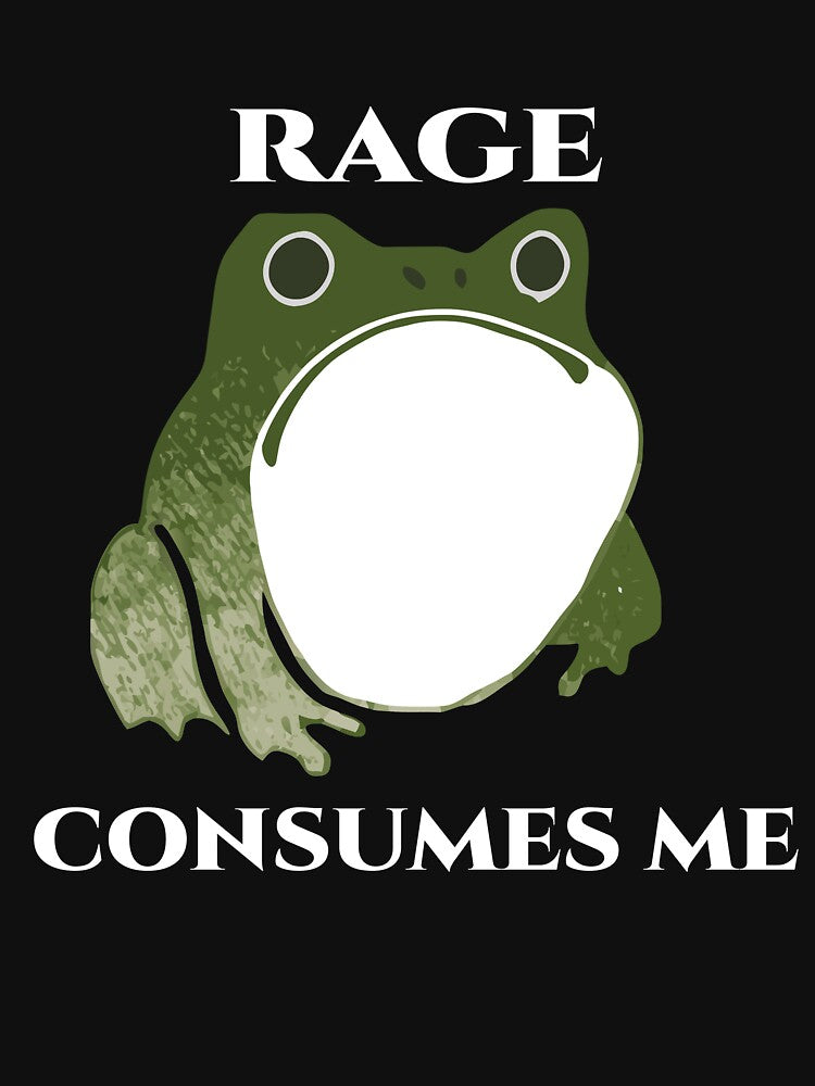 Rage Consumes Me Frog, Frog Pond by unearthical T-Shirts, Hoodie, Sweatshirt | BlankRebels.com (Image 3)