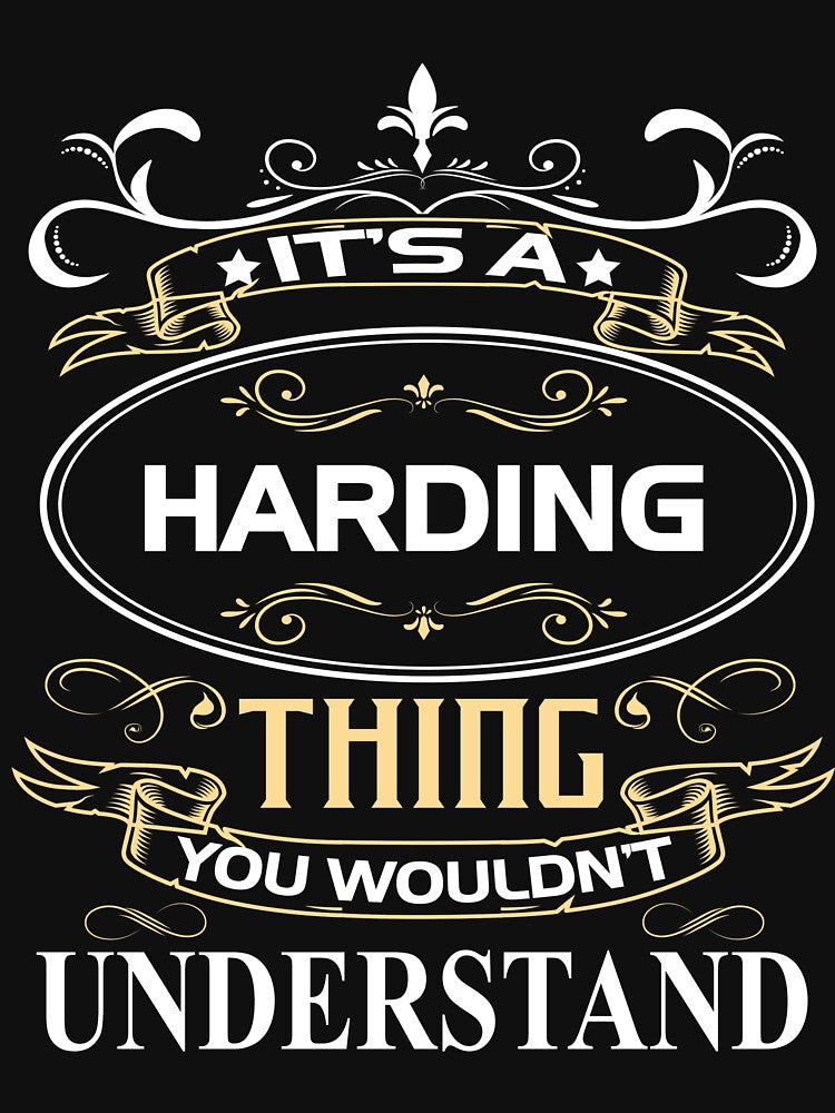 Harding Name Shirt It's A Harding Thing You Wouldn't Understand by PayneGricese Hoodie, Sweatshirt (Image 3)