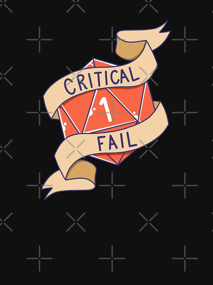 Critical Fail by lulubeeart T-Shirts, Hoodie, Sweatshirt | BlankRebels.com (Image 3)
