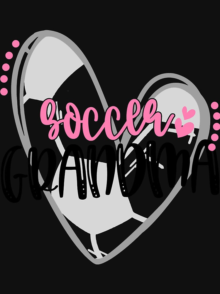 Soccer Grandma Soccer Heart Classic T-Shirt by rollinsale