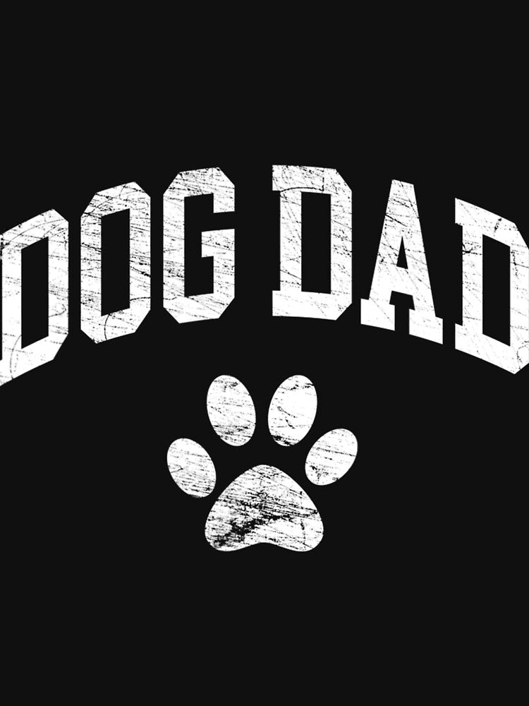 Dog Dad - Vintage Distressed Design - Funny Dog Paw by vhsjleuxzbq7 T-Shirts, Hoodie, Sweatshirt | BlankRebels.com (Image 3)