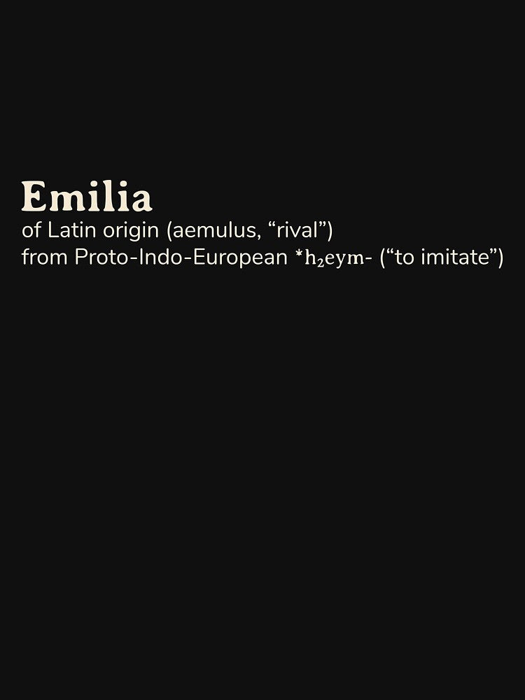 Emilia name etymology by YourNameStory T-Shirts, Hoodie, Sweatshirt | BlankRebels.com (Image 3)