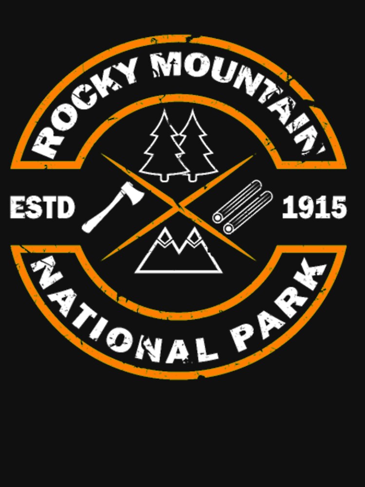 Rocky Mountain Colorado National Park 1915 Tshirt by Clavitaps Hoodie, Sweatshirt | BlankRebels.com (Image 3)