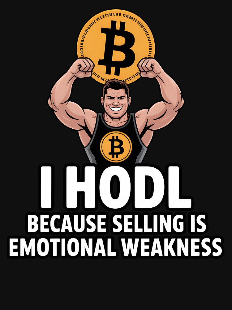 I HODL – Because selling is emotional weakness by einfachdesign T-Shirts, Hoodie, Sweatshirt | BlankRebels.com (Image 3)