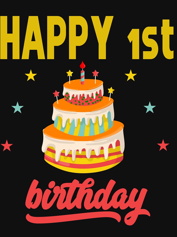 Kids Happy First Birthday for Boya and Girls by Hema Thilakaratne T-Shirts, Hoodie, Sweatshirt | BlankRebels.com (Image 3)