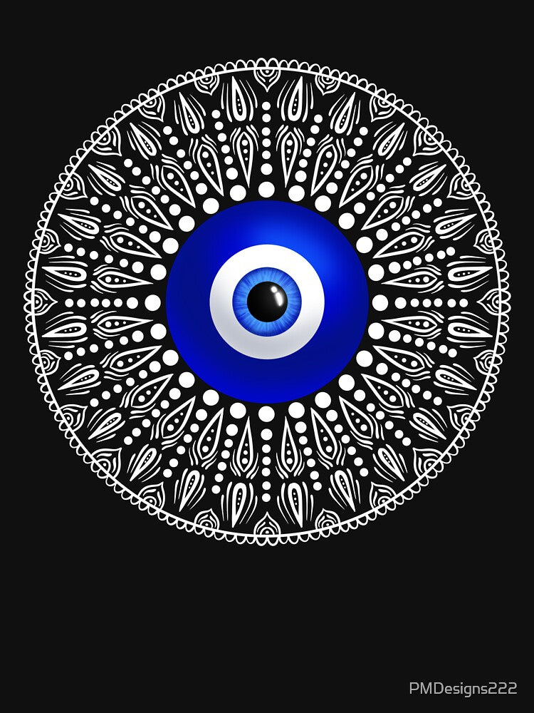 Evil eye white circle mandala by PMDesigns222 T-Shirts, Hoodie, Sweatshirt | BlankRebels.com (Image 3)
