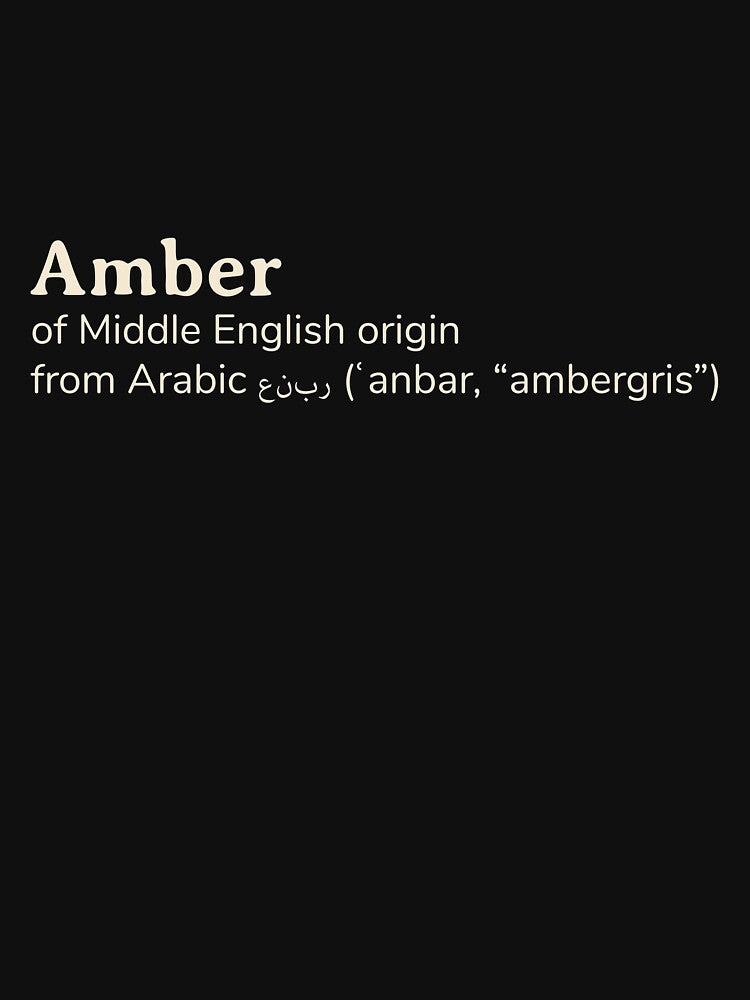 Amber name etymology by YourNameStory T-Shirts, Hoodie, Sweatshirt | BlankRebels.com (Image 3)