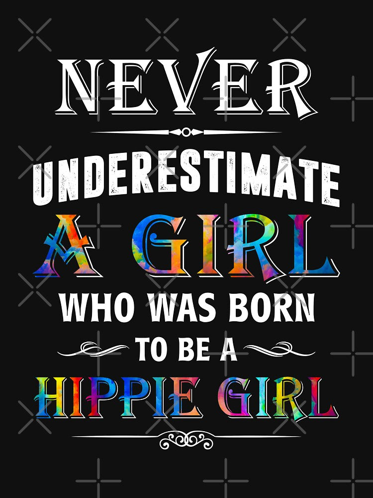 Awesome Never Underestimate Hippie Girl Peace Love Mothers Day by tuanitus T-Shirts, Hoodie, Sweatshirt (Image 2)