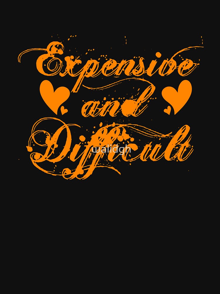 Expensive and Difficult Funny Boujee Girl Preppy Aesthetic by Artsy Aura ⭐⭐⭐⭐⭐ T-Shirts, Hoodie, Sweatshirt (Image 3)