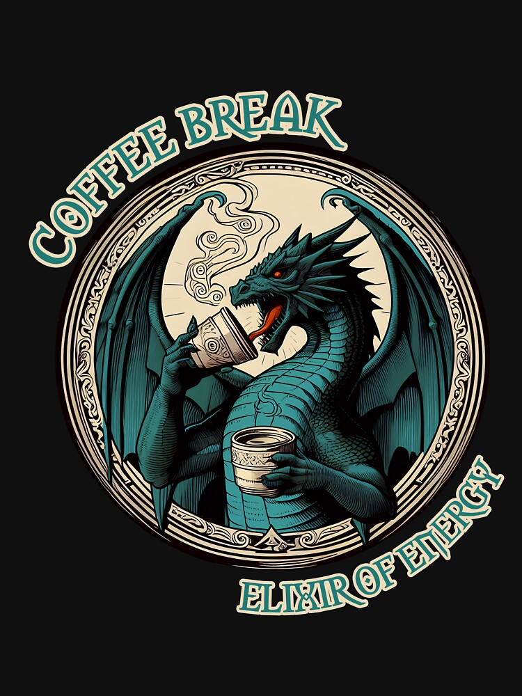 Coffee break - elixir of energy rpg by MysticVault T-Shirts, Hoodie, Sweatshirt | BlankRebels.com (Image 3)