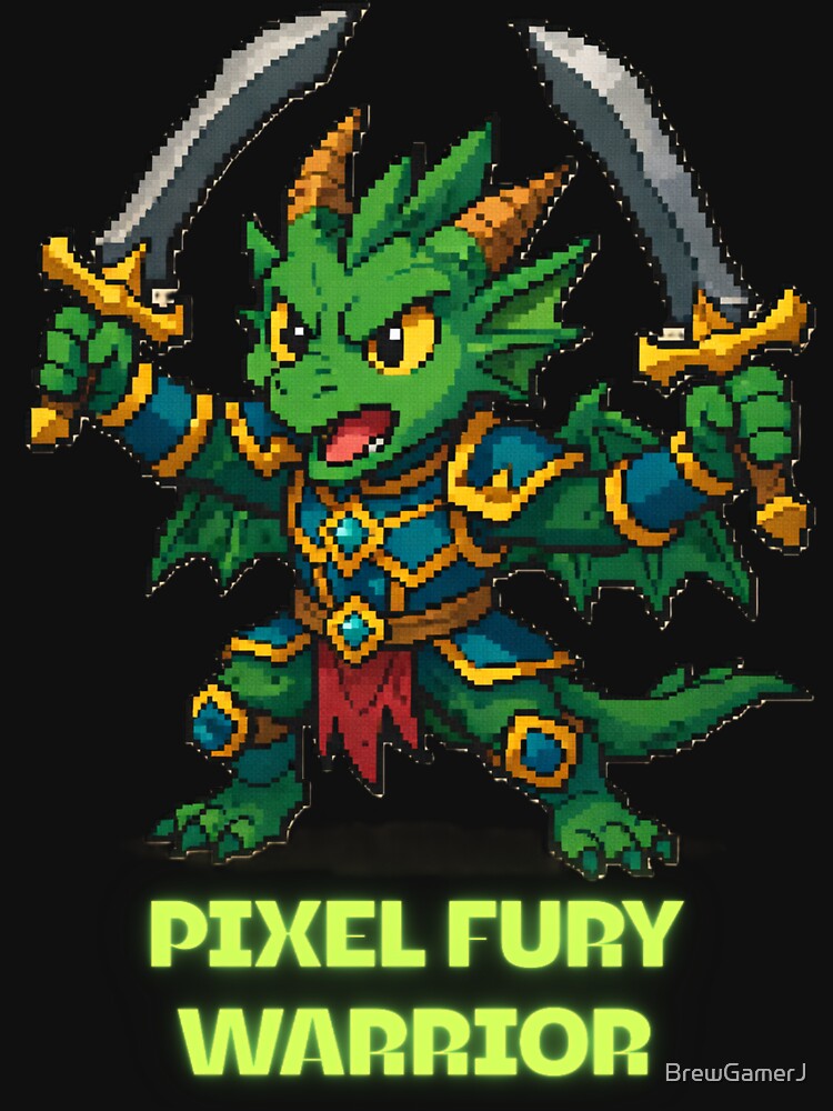 BLADES DRACHYR – Pixel Dracthyr Fury Warrior T-Shirts, Hoodie, Sweatshirt