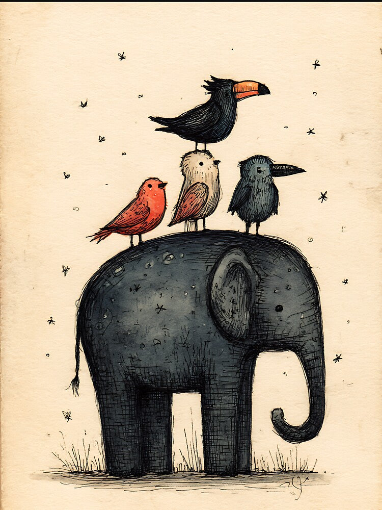 Simple Animal Doodle Art by bapupa T-Shirts, Hoodie, Sweatshirt | BlankRebels.com (Image 3)