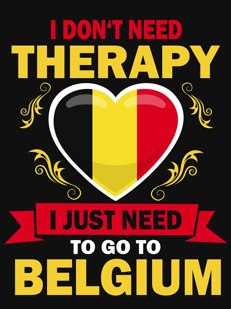 Therapy Belgium by shirtystar T-Shirts, Hoodie, Sweatshirt | BlankRebels.com (Image 3)