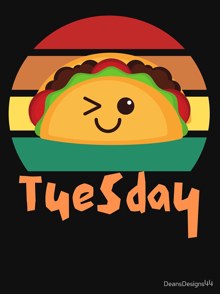 Tuesday Kawaii Taco by DeansDesigns44 T-Shirts, Hoodie, Sweatshirt | BlankRebels.com (Image 3)