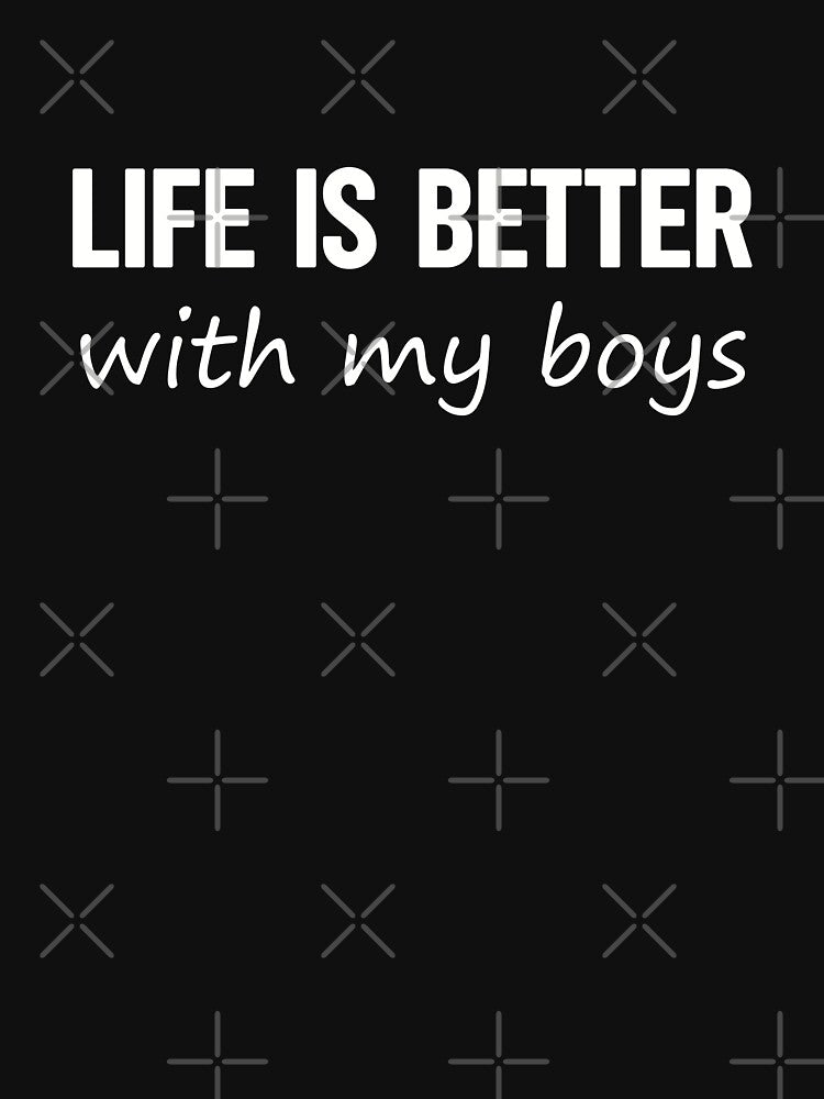 Life is Better With My Boys Mom Life by RareBunny T-Shirts, Hoodie, Sweatshirt | BlankRebels.com (Image 3)