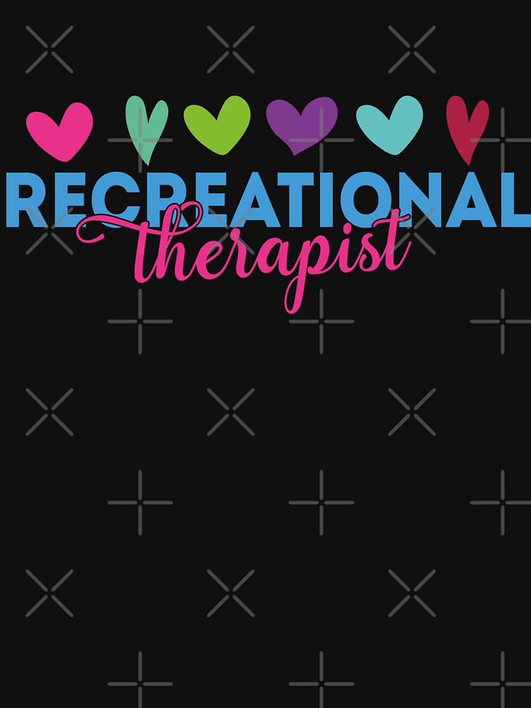 Colorful Hearts Cute Recreational Therapist Heart Recreational Therapy by Amirebdesign T-Shirts, Hoodie, Sweatshirt (Image 3)