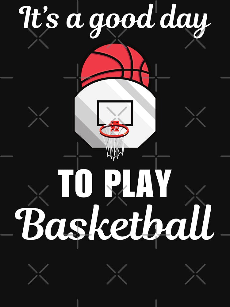 It's a good day to play basketball, funny quote or saying for people who love and like basketball sport by... (Image 3)