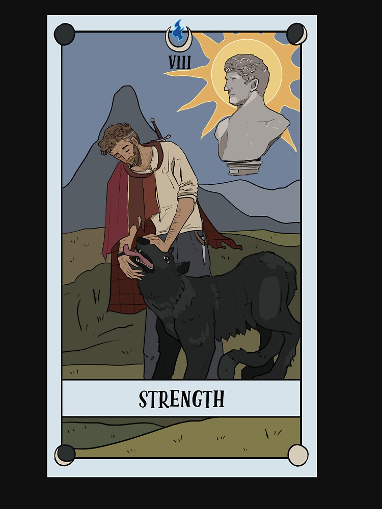Strength - Lunamand Tarot by William Novak T-Shirts, Hoodie, Sweatshirt | BlankRebels.com (Image 3)