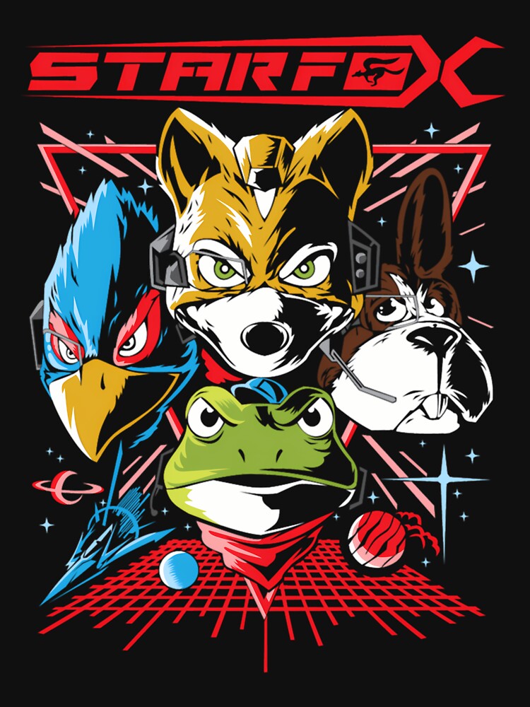 Starfox Retro Video Game by FranciGuzman T-Shirts, Hoodie, Sweatshirt | BlankRebels.com (Image 3)