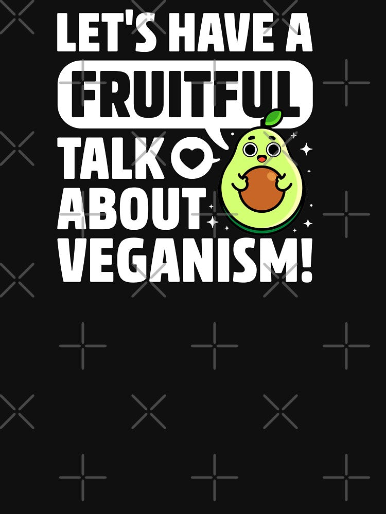 Fruitful Talk About Veganism - Fruit Pun - Cute Avocado by Gudland T-Shirts, Hoodie, Sweatshirt | BlankRebels.com (Image 3)