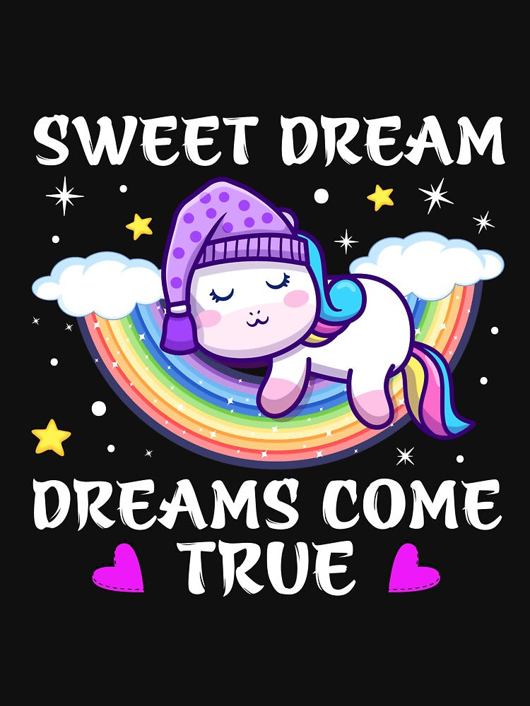 Sweet Dream Dreams Come True Unicorn by jasperjuan77 T-Shirts, Hoodie, Sweatshirt | BlankRebels.com (Image 3)