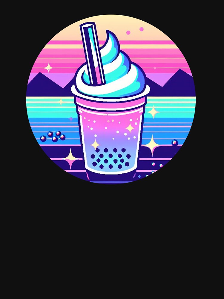 Vaporwave Boba by Rinyrinri T-Shirts, Hoodie, Sweatshirt | BlankRebels.com (Image 3)
